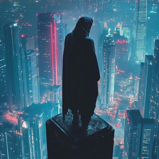 A powerful synth driven track that immerses listeners in the adrenaline of a high stakes chase through neon drenched streets of a futuristic metropolis, blending pulsating rhythms with atmospheric melodies.