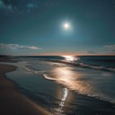 dreamy blues capturing moonlit sea waves in sound