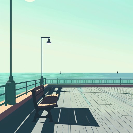 This lively instrumental piece transports listeners back to the carefree days of summer in the 1960s. The melody, carried by a bright electric guitar and backed by a cheerful organ, evokes images of young couples strolling hand-in-hand along the boardwalk, enjoying ice cream cones, and basking in the warm sunshine. The steady drum beat and occasional tambourine accents keep the energy high, while the harmonious bass line provides a solid foundation. This feel-good track is perfect for montages of vintage beach scenes or as a backdrop for retro-themed events.