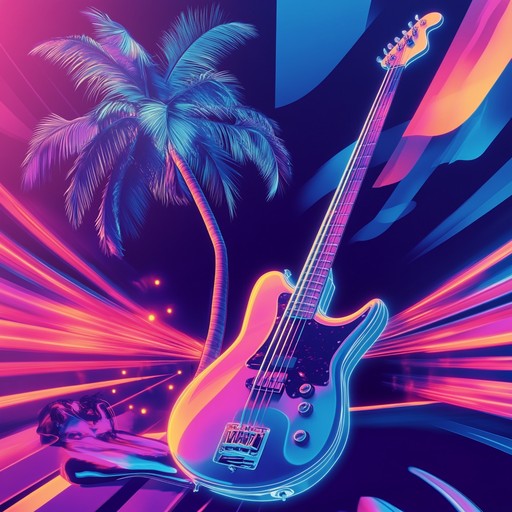 A lively instrumental combining funky rhythms, disco beats, and tropical melodies, evoking a vibrant beach party atmosphere.