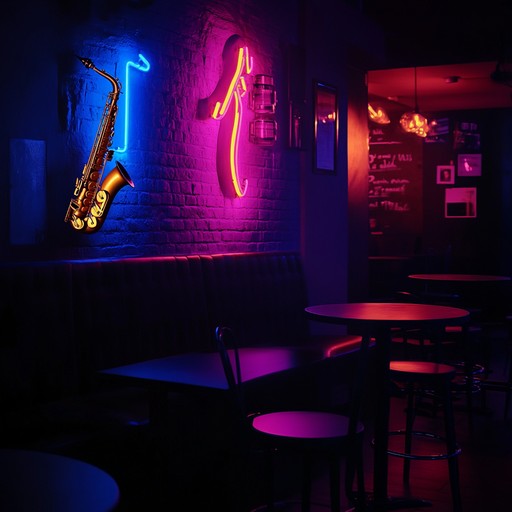 A lively instrumental blending torch song sentimentality with vibrant lounge rhythms, featuring a prominent saxophone lead over smooth piano chords, creating a sophisticated yet energetic ambiance