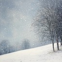 gentle instrumental celebrating serene winter holiday scene