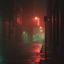 an eerie synthwave track echoing through abandoned city streets.