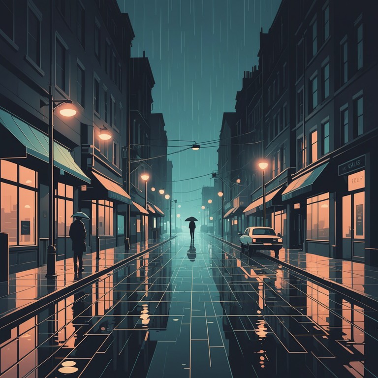 This bossa nova track captures the essence of walking alone through rain soaked streets, reflecting on life's quieter, more introspective moments. The melody is both soothing and plaintive, providing a soundtrack to introspective solitude.