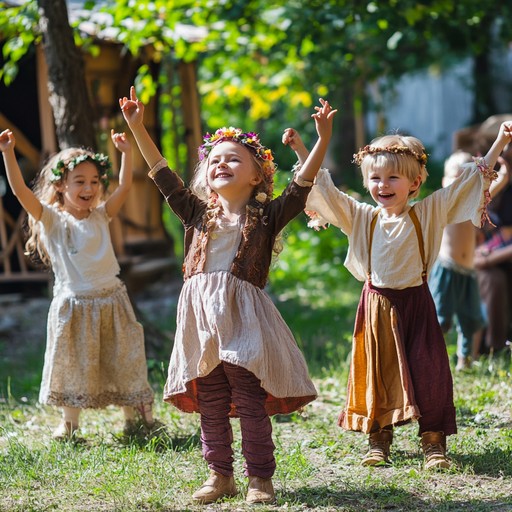 An intricate yet playful orchestral piece that brings to life the joy and spontaneity of a summer theater production with lively melodies and charming harmonies.