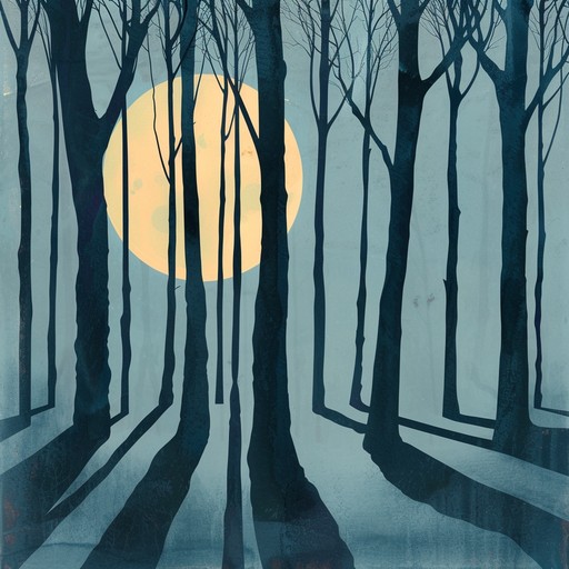 A serene, ambient track evoking the haunting beauty of a shadowy forest at midnight. Gentle whispers intertwine with delicate strings, creating a feeling of unsettling tranquility. Each note seems to echo through the mist, drawing the listener deeper into the darkness.
