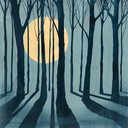 soft, eerie soundscape filled with mysterious whispers.