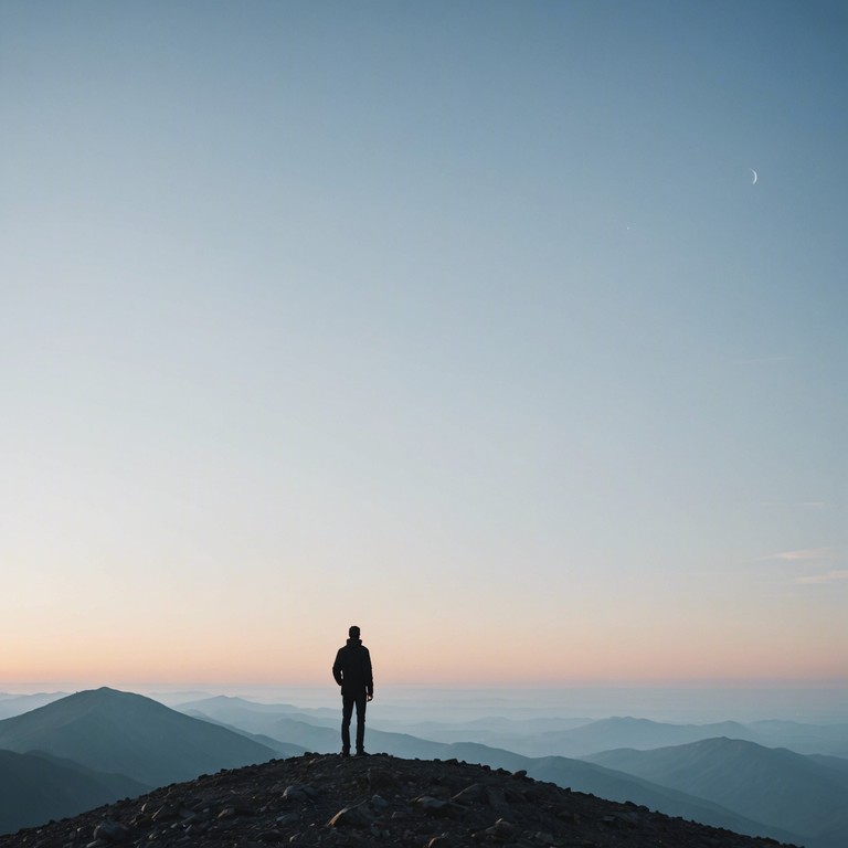 A powerful instrumental piece where each strum of the acoustic guitar feels like a step taken on a strenuous mountain climb, symbolizing the journey of overcoming life's barriers and reaching triumphant peaks. The music intensifies as the journey progresses, leading to a melodious summit that fills the listener with a sense of achievement and empowerment.