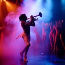 fiery mambo with intense, aggressive brass and percussion