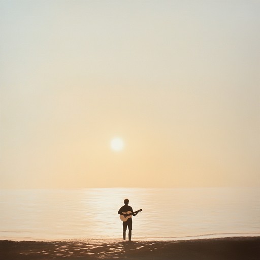 As day breaks, the soothing melodies of a ukulele accompany the gentle lapping of waves against sandy shores, evoking a sense of peace and connection with nature.