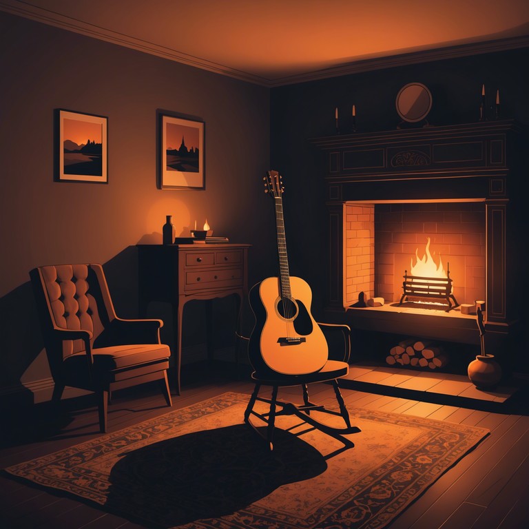 An introspective piece featuring soft, intimate acoustic guitar chords echoed by a delicate melody that speaks directly to the soul. The music captures the essence of solitude and self reflection, making it an ideal backdrop for moments of personal contemplation or a quiet evening by the fireside.