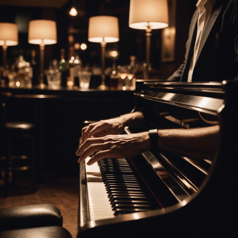 Imagine sinking into the depths of a plush lounge as the electric piano dances over a groove laden bassline, crafting an inviting atmosphere of relaxation and seduction.