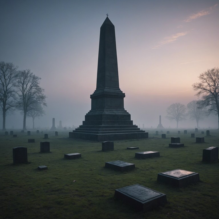 An instrumental track that combines the unsettling atmosphere of eerie soundscapes with the uplifting and solemn tones of patriotic music. This composition uses minimalistic elements to evoke a sense of haunting history intertwined with national pride. The piece progresses through a series of ghostly whispers and reverent silences, building up to a poignant climax that reflects on the sacrifices made for freedom.