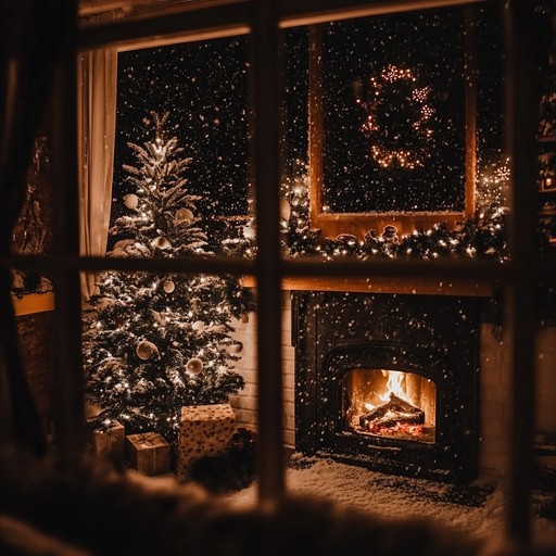 This track forms an audio painting of the serene, magical atmosphere of christmas night through the soft ringing of silver bells, complemented by a background of gentle snowfall.