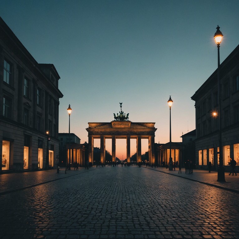 This composition captures the essence of german schlager with a dramatic twist, utilizing sweeping melodic hooks and deeply emotional lyrical themes played by a solo accordion. The piece evokes a nostalgic and heartfelt atmosphere as it tells a story through its rising and falling melodies, mimicking the historical and cultural ebbs and flows of berlin's past to present.