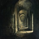 eerie melodies trace through ancient corridors