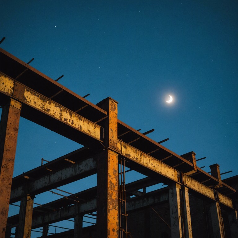 This composition crafts a world where every hollow wind and distant clang tells the story of a forgotten urban environment, slowly being reclaimed by nature and echoing the remnants of human industrialization. The track captures the sense of desolation and haunting beauty through powerful metal influences.