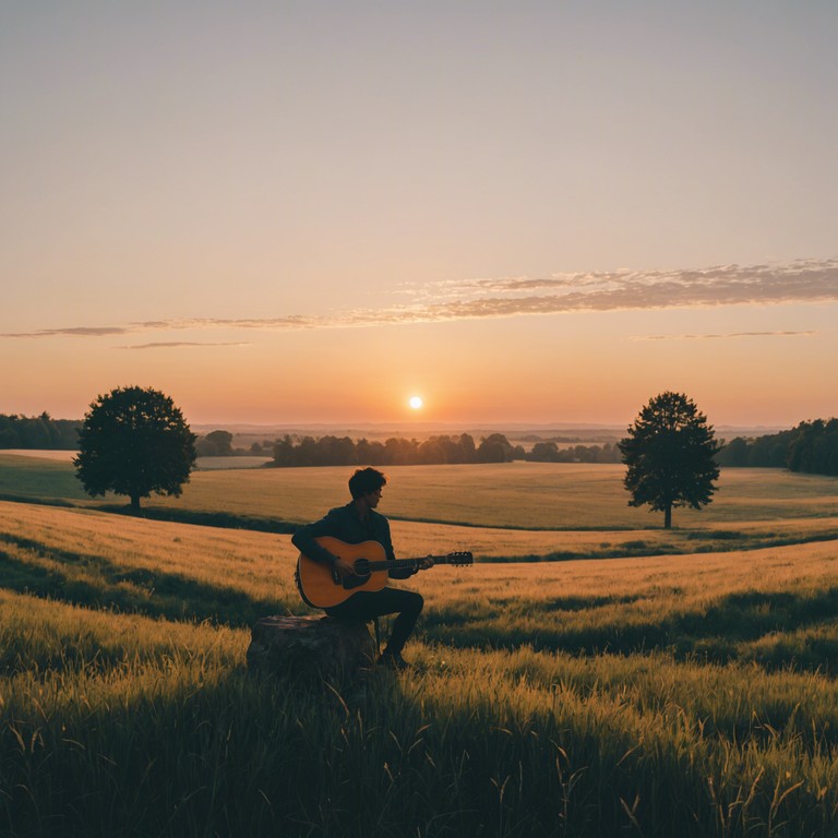 This instrumental track features the gentle strumming of classical guitars intertwined with soft percussive elements, capturing the essence of a serene sunset in the rural heartlands of brazil. Ideal for unwinding after a long day or as a soothing backdrop for intimate gatherings, the music embodies the spirit of sertanejo with a soothing embrace of tranquility.