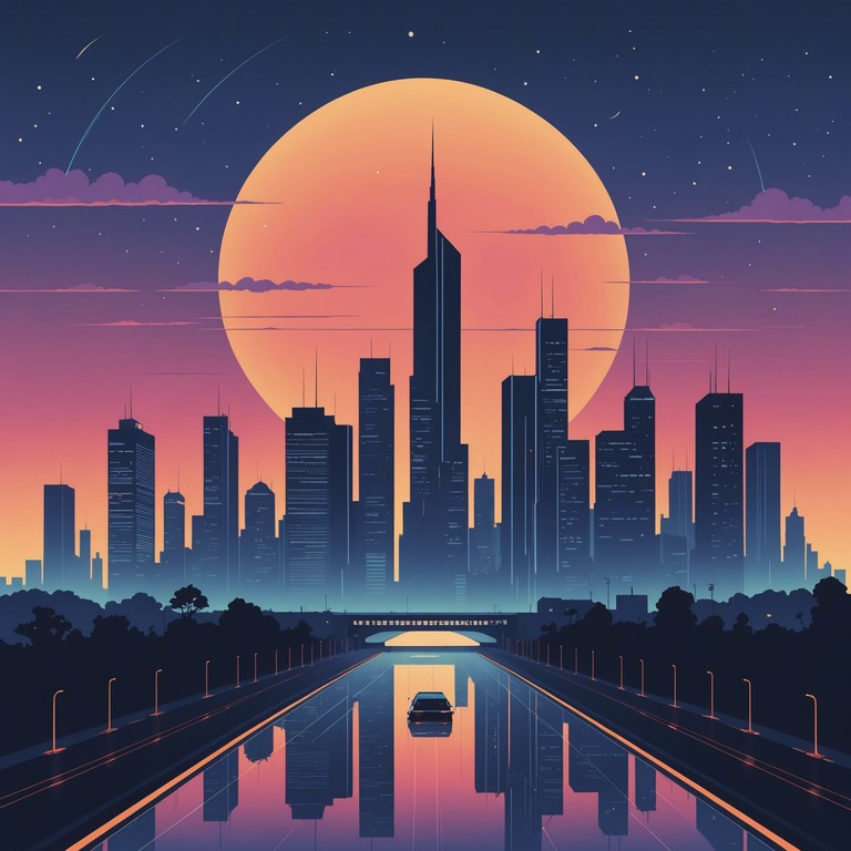 In a future cityscape bathed in neon, the peaceful yet vibrant sounds reflect a cybernetic dreamworld. Soft synths merge with ambient pads creating a calm, immersive experience that sonically embodies the quiet side of a futuristic metropolis.