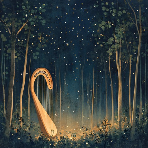 Experience a tranquil journey through mystical landscapes, guided by gentle harp notes and ambient sounds. This instrumental piece evokes a peaceful and enchanting mood, perfect for relaxation and meditation.