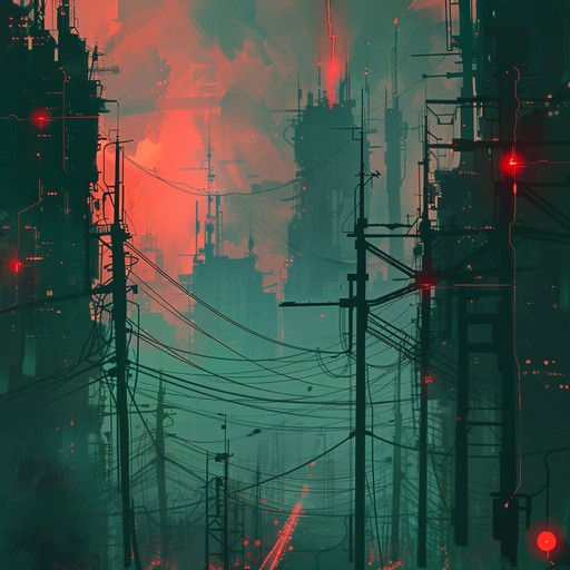 Imagine a desolate, neon-lit cityscape in the near future, where technology has taken over and humanity is on the brink of extinction. This instrumental electro track captures the eerie, dystopian atmosphere with its dark, pulsing beats, glitchy synths, and haunting melodies. The song builds tension throughout, leading to a climactic drop that feels like a final, desperate cry for help in a world gone mad.