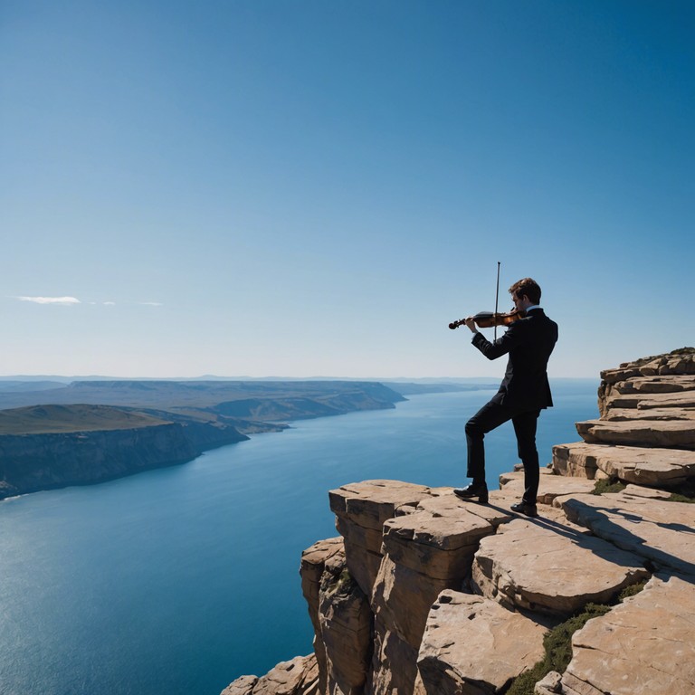 Imagine a track where each note from the violin represents a step towards an infinite sky, encouraging the listener to release their earthly ties and embrace the boundless freedom above. The composition weaves through moments of tranquility and bursts of energetic release, mirroring the unpredictable nature of the wind.