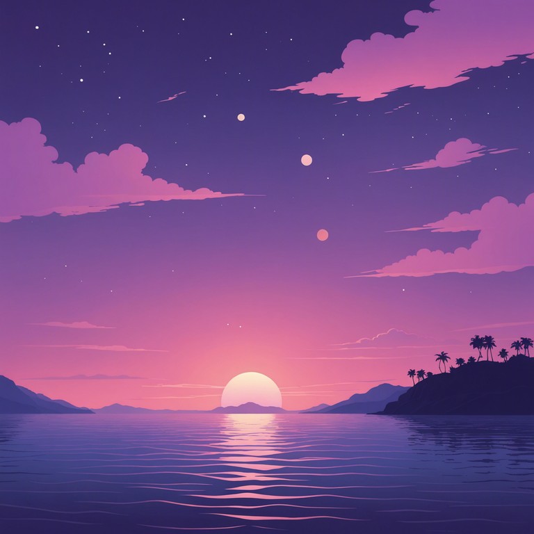 Imagine a vast ocean under a twilight sky, where gentle orchestral strings rise and fall like the quiet waves, accompanied by a choir that brings a subtle but uplifting spirit to the piece. The song captures the essence of calmness and enormity, designed to evoke a sense of peace and majesty.