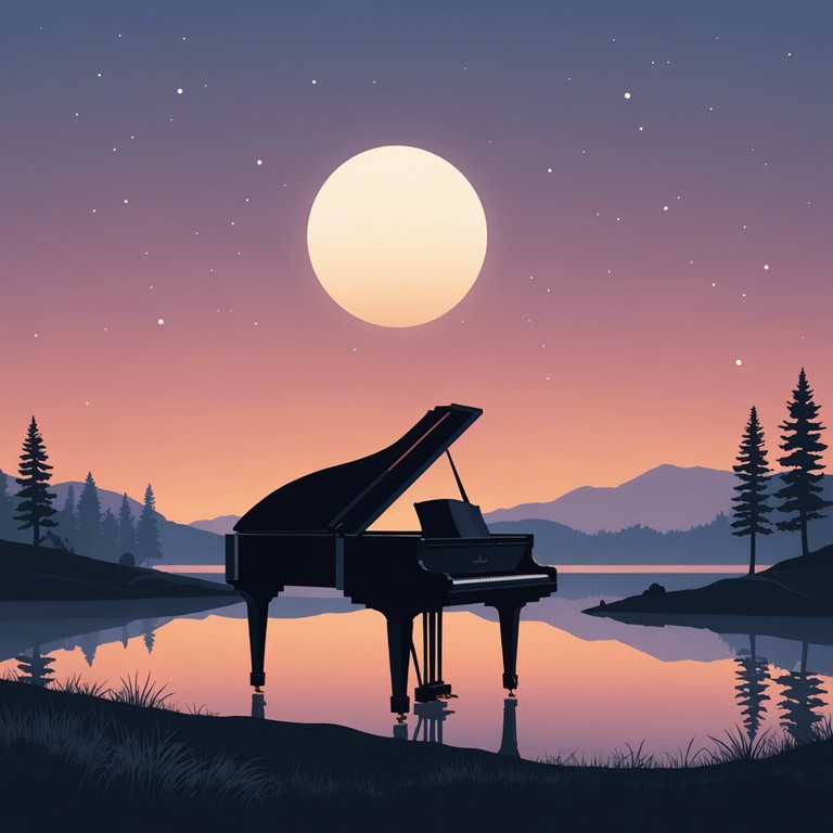 An instrumental piece characterized by its subtle empowerment through minimalistic piano sounds creating an ambiance perfect for moments of personal reflection or mellow inspiration.