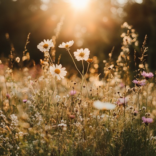 Experience a serene walk through sunlit meadows with breezy acoustic guitars and ambient soundscapes, creating a chill atmosphere perfect for relaxation