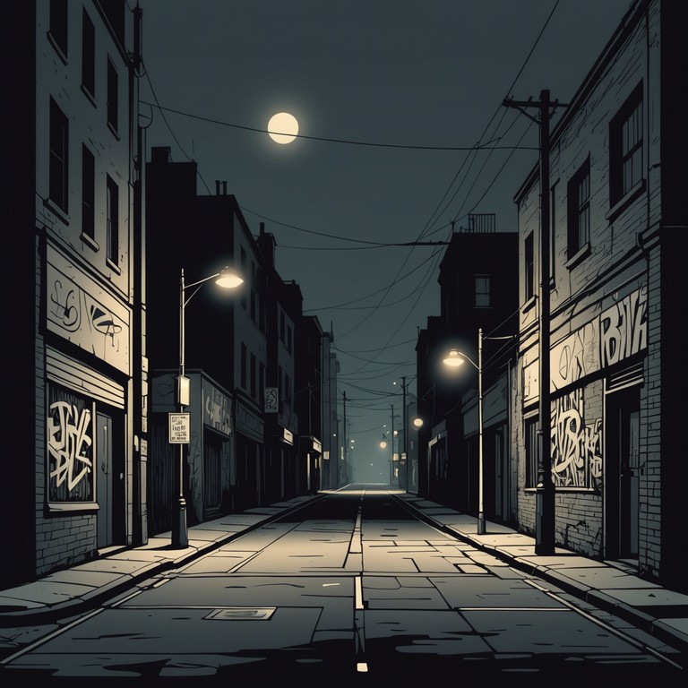 This track features the pulsating heart of the underground rebellion, weaving obscure samples with raw, rugged bass lines in an unapologetic expression of musical defiance. The music captures the intensity of a nocturnal street scene, energizing the listener with a feeling of empowerment through its insurgent beats.