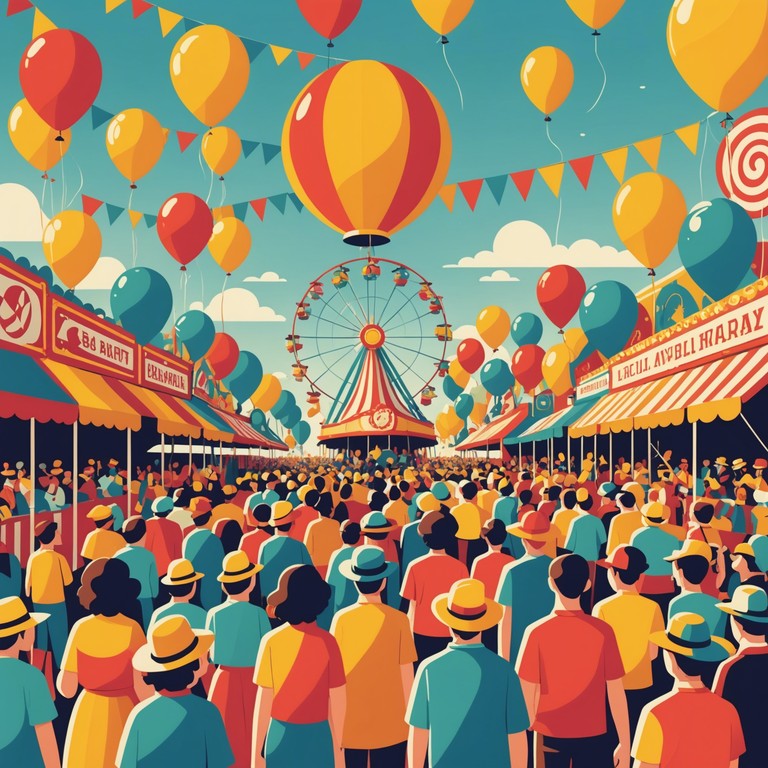 Imagine the pulsating energy of electronic music merged with the exotic, joyful sounds of a carnival. This track is a vibrant celebration of sound, perfect for festivities or any setting that calls for a high energy background.