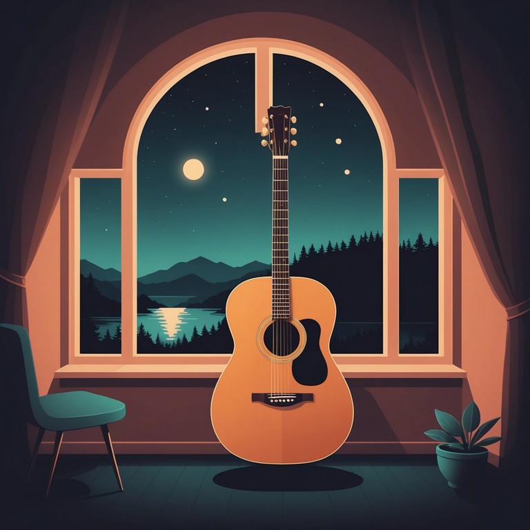 An acoustic guitar softly plays, capturing the magic and tranquility of a romantic evening under the constellation filled sky. This track weaves a tapestry of emotional depth and simplicity, perfect for calming the mind and stirring the heart.