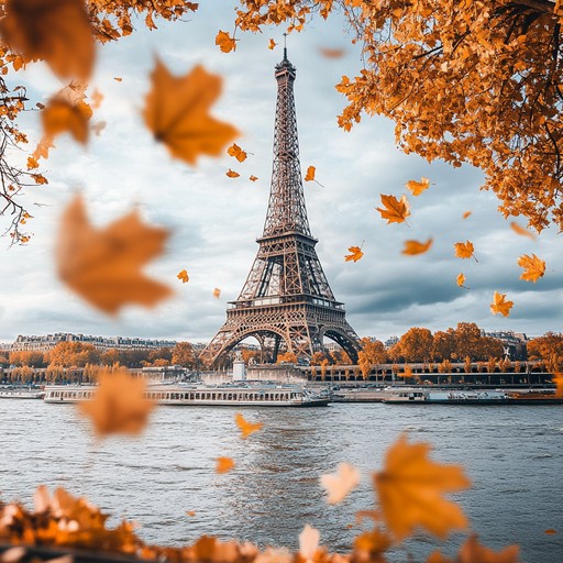 A jazz composition featuring a quartet that brings to life the melancholic yet romantic atmosphere of a parisian autumn. The music explores themes of nostalgia, love lost and the beauty of fleeting moments through melodic improvisations and harmonic sophistication.