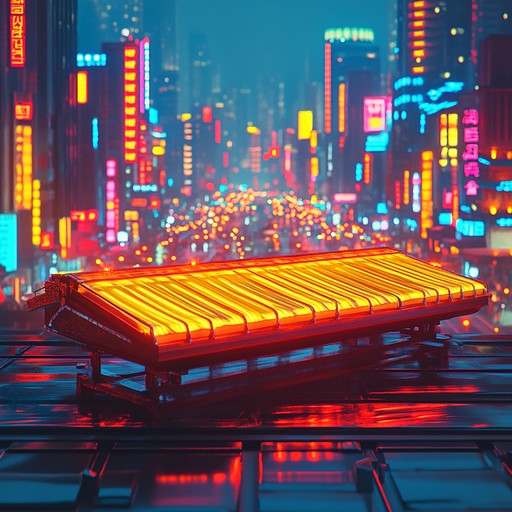 A dynamic instrumental track that combines the high energy beats of kpop with the melodic strains of traditional korean instruments, creating a thrilling sonic journey through seoul's neon lit streets.