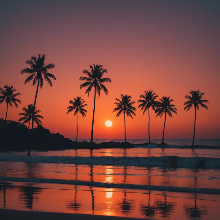 A soothing track featuring a seamless blend of laid back reggae rhythms and catchy pop hooks that create the perfect soundtrack for a relaxed, sun soaked evening. The music is designed to evoke feelings of being on a peaceful beach as the sun sets, with gentle waves lapping at the shore and a warm breeze in the air.