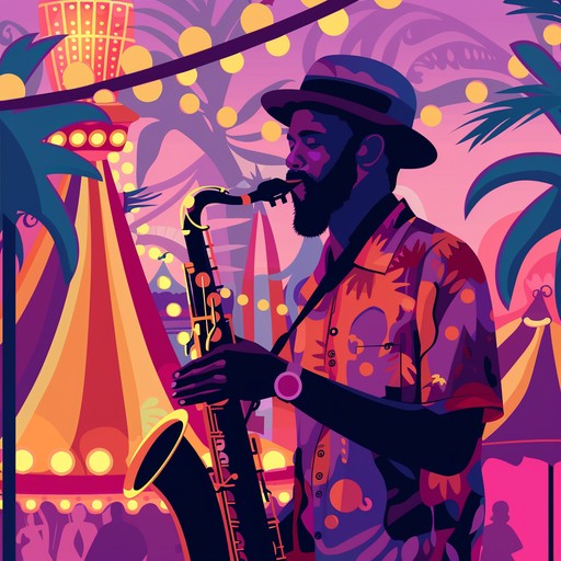 Explosive latin jazz track featuring frenzied rhythms, unpredictable melodies, and spirited percussive accents. Perfect for high energy settings and showcasing vibrant, unpredictable energy