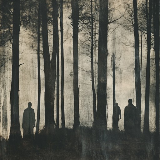 This piece unfolds as a spine chilling journey through abstract soundscapes, employing atonal melodies and dissonant harmonies to create an unnerving atmosphere. The piano leads with ghostly themes, supported by unconventional string techniques and dark electronic textures. Reverberations and distant echoes invoke a sense of unease and foreboding.