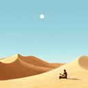 an uplifting instrumental melody capturing carefree middle eastern desert vibes.