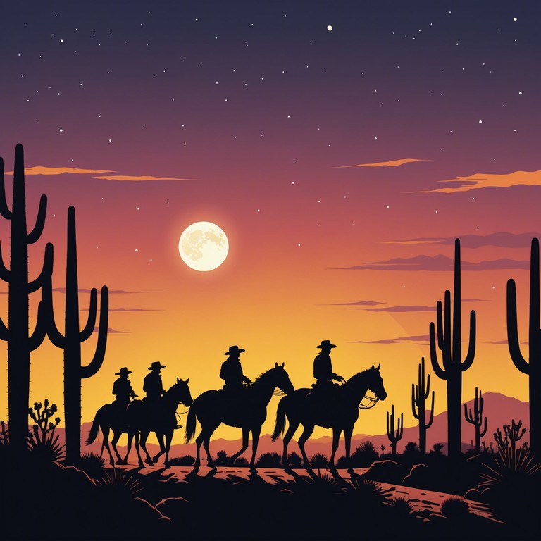 Imagine a frenzied escape on horseback under a full moon in the old west, with a soundtrack that combines dissonant, fast paced guitar riffs and erratic drumming that captures the untamed spirit of a lawless frontier.