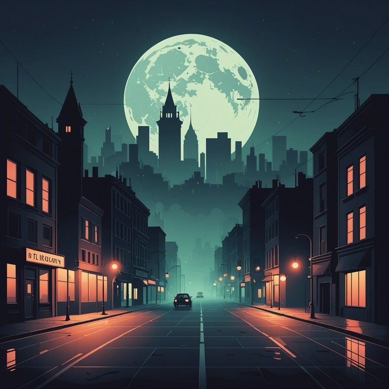 This track combines the mysterious vibes of trip hop with a haunting atmosphere created by a rich tapestry of slow, throbbing beats and eerie soundscapes. The featured electric piano plays with a light reverberation, producing echoes that play tricks on the mind, evoking images of deserted urban sprawls under moonlight.