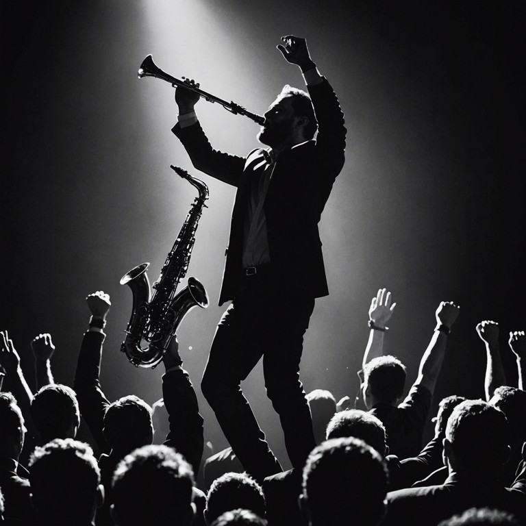 This track is a bold fusion of fiery jazz elements and deep soul vibes, capturing the essence of rebellion and freedom. Starting with a subtle, somber tone, it escalates into a powerful, rhythmically intense soundscape. The piece channels the spirit of historical uprisings and the eternal quest for personal and collective liberty through its energetic improvisations.