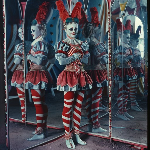 A cheerful and playful operatic tune that takes inspiration from the high energy atmosphere of a circus funhouse. Featuring lively strings and brass, it brings a sense of whimsy and comedy, making it delightful and entertaining. The melodies twist and turn unexpectedly, keeping the listeners engaged and amused with the jovial antics.