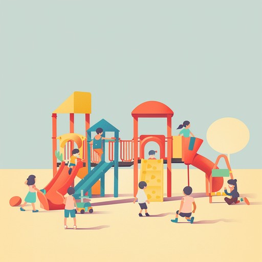 An uplifting instrumental nursery rhyme capturing the joy and innocence of children playing in a sunny playground. The melody features a lively and cheerful rhythm with playful instrumental accents, creating a warm and inviting atmosphere perfect for young listeners.