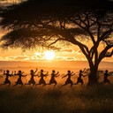 uplifting beats celebrating joyous summer evenings in africa