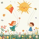 a playful melody capturing children's joyful outdoor adventures