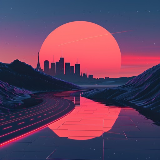 Picture yourself driving through the neon-drenched streets of a retro-futuristic metropolis at night, as the ethereal melodies and pulsing rhythms of this synthwave track transport you to a world where the past and future collide in a mesmerizing dance of sound and light.