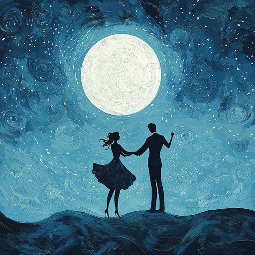 An instrumental waltz filled with sweeping melodies, capturing the essence of a moonlit night where lovers dance under a starlit sky. The main instrument is the piano, accentuated by strings to create a heartwarming and reflective atmosphere. This piece moves gracefully with dynamic swells, embodying the deep emotions of love and nostalgia, urging listeners to reminisce about cherished moments.