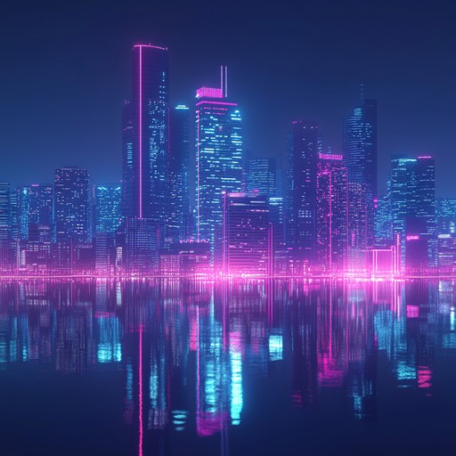 A high energy track blending electronic synths with driving beats, evoking the essence of a futuristic neon metropolis. Perfect for capturing the cyberpunk aesthetic, filled with vibrant rhythms and pulsating bass lines that create an electric atmosphere.