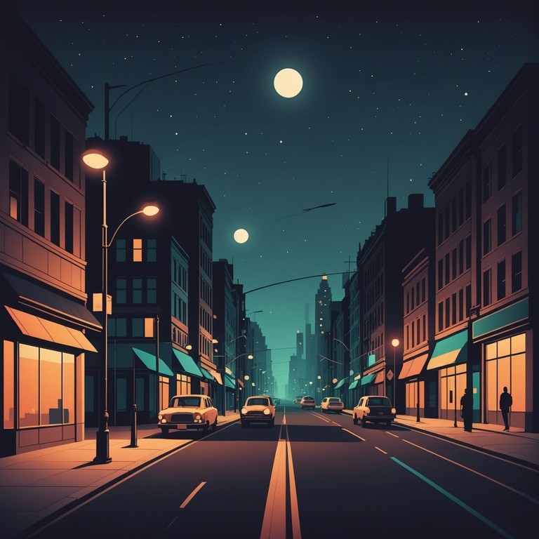 This rnb track creates an emotionally thrilling atmosphere with rich, smooth rhythms ornamented with suspense inducing beats, merging classic rnb vibes with modern sound sensibilities to generate a captivating auditory experience. It's like a heart throbbing ride through the depths of night in the city, where each beat hints at a story untold.