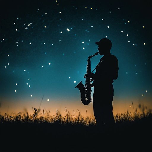 An instrumental piece blending the smooth melodies of the saxophone with soft rhythmic percussion. This song evokes a serene and romantic atmosphere, transporting listeners to a tranquil night under the stars. The fusion of jazz and mellow rhythms creates an intimate soundscape that is both dreamy and captivating.